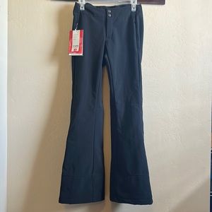 The North Face Women’s slim flare x small Black long snow pants